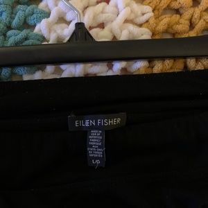 Eileen Fisher, Size L, Skirt with Attached Leggings, Black